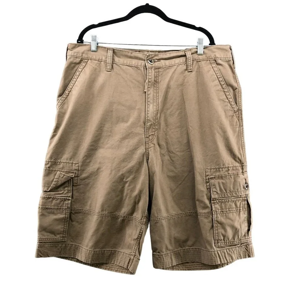 Levi's Cargo Shorts Mens Size‎ 40 Tan Khaki 11.5